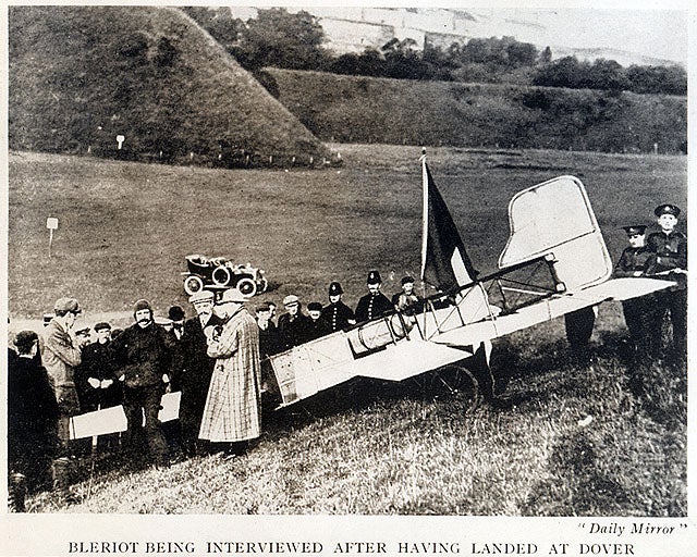 Image result for louis bleriot - 1909 - crash-landing in Dover